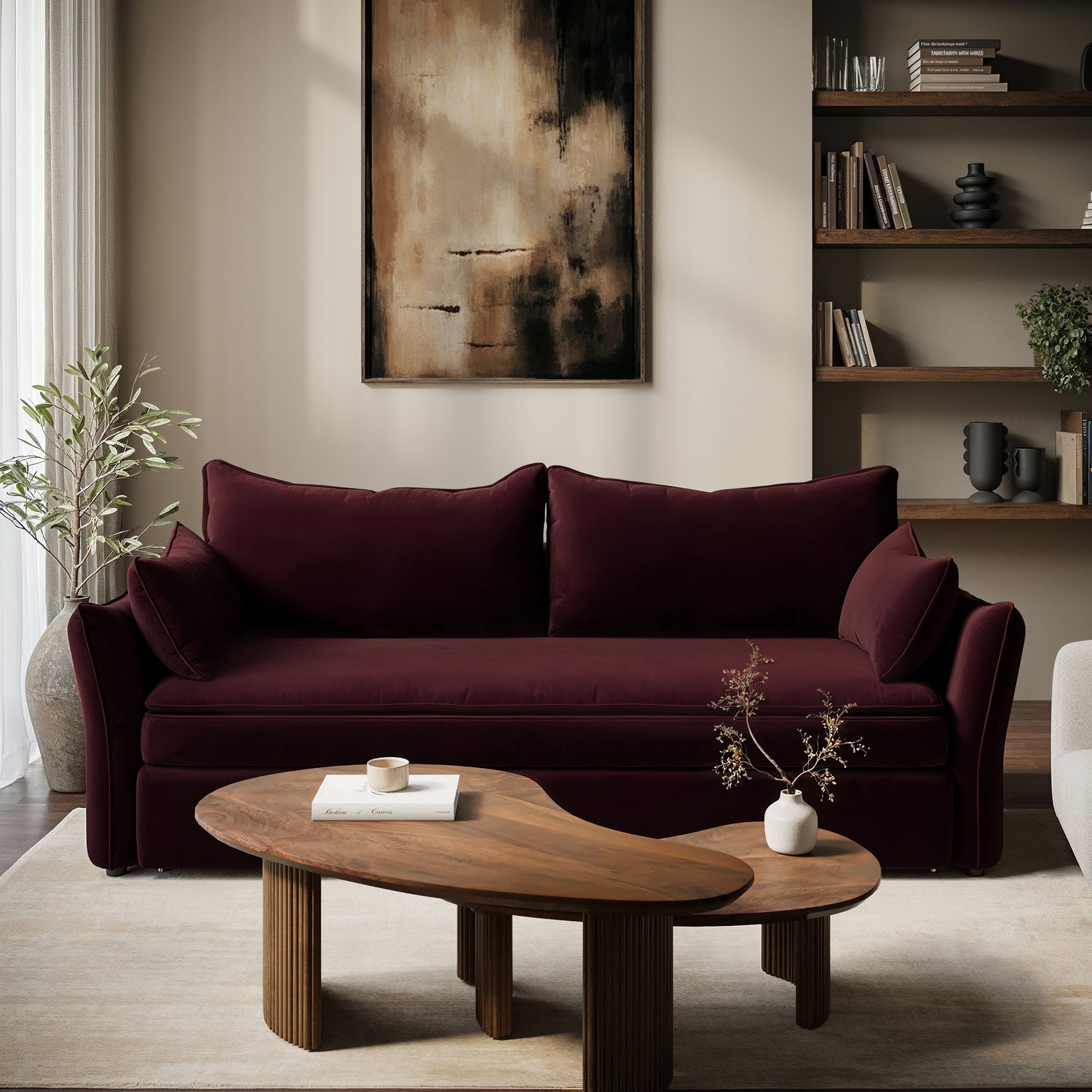 Velvet Sofa Bed