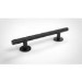 Black Straight Grab Rail 480 x 32mm - Nymas