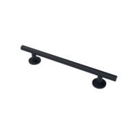 Black Straight Grab Rail 620 x 32mm - Nymas
