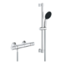 GROHE QuickFix Chrome Precision Start Thermostatic Shower Mixer