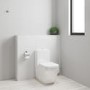 Close Coupled Rimless Toilet with Soft Close Seat - Grohe Euro Closed Back