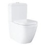 Close Coupled Rimless Toilet with Soft Close Seat - Grohe Euro Closed Back