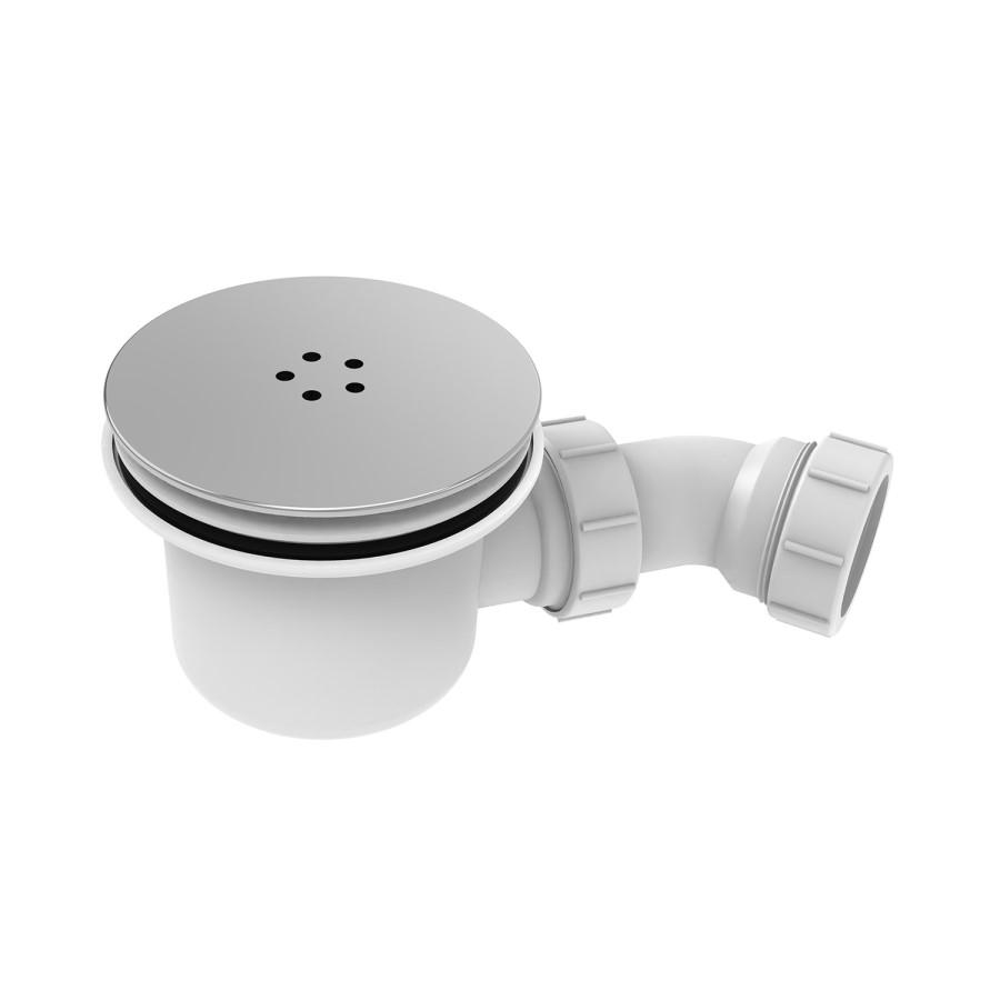 90mm Chrome Shower Tray Waste