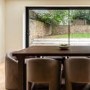 ONLY OPENED - Upholstered Mink Velvet Curved Tub Dining Chair - Kelsey