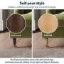 ALMOST PERFECT - Payton Olive Velvet 4 Seater Sofa