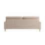 ONLY OPENED - Beige Woven Fabric 4 Seater Sofa - Payton