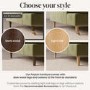 ONLY OPENED - Payton Claret Velvet 2 Seater Sofa
