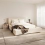 ONLY OPENED - Square Beige Marble Side Table - Sur
