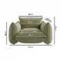 ALMOST PERFECT - Sage Green Velvet Armchair - Santo