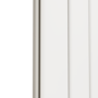 Eco Eleganza White Horizontal Flat Aluminium Middle Connection Radiator 600x750mm Single Panel 2302 BTU