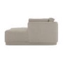 Beige Fabric 4 Seater Right-Hand Chaise L-Shape Corner Sofa - Arden