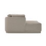 Beige Fabric 4 Seater Left-Hand Chaise L-Shape Corner Sofa - Arden