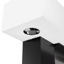 White Wall-Mounted Electric Smart Fire Place with Surround - 52 Inch - AmberGlo