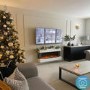 ALMOST PERFECT - White Wall Mounted Electric Fireplace Suite - 39 Inch - Amberglo