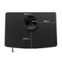 Cast Iron 8kW Log Burning Multi-Fuel Stove in Black - AmberGlo