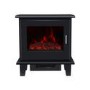 Electric Log Burner-Style Smart Stove in Black - 2kW - AmberGlo