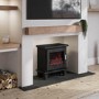 Electric Log Burner-Style Smart Stove in Black - 2kW - AmberGlo