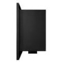 Bioethanol Media Wall Fireplace in Black - 50 Inch - AmberGlo