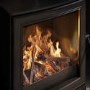 Freestanding 5kW Log Burner Stove in Black - AmberGlo