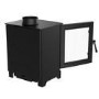 Freestanding 5kW Log Burner Stove in Black - AmberGlo