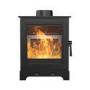 Freestanding 5kW Log Burner Stove in Black - AmberGlo