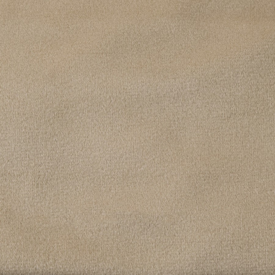 ONLY OPENED - Beige Velvet Modern Curved Accent Chair - Azalea