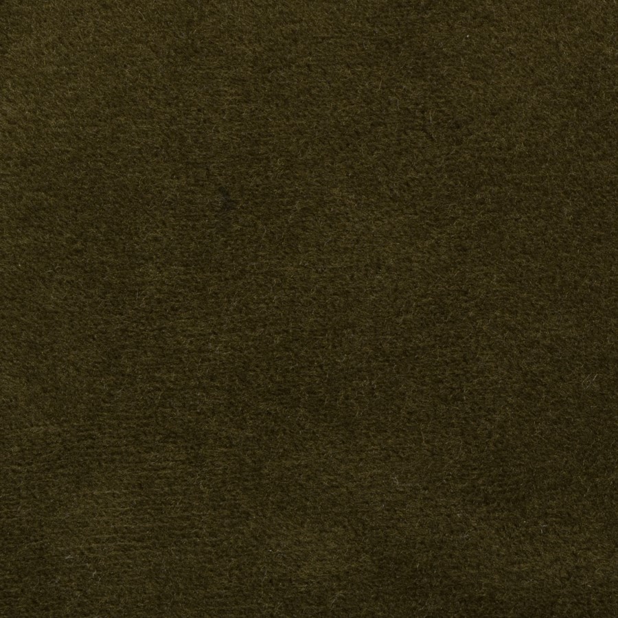 Olive Green Velvet King Size Ottoman Bed With Legs - Amara