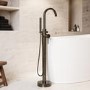 Antique Brass Freestanding Bath Shower Mixer Tap - Arissa