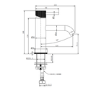 Brushed Brass Fluted Mono Basin Mixer Tap with Waste - Arissa