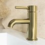 Brushed Brass Mono Basin Mixer Tap - Arissa