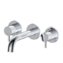 Chrome Wall Mounted Basin Mixer Tap - Arissa