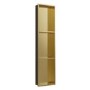 Brushed Brass Shower Niche with Shelves 305 x 1210mm