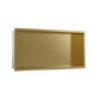 Brushed Brass Shower Niche 610 x 305mm - Arissa