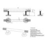 Brass Knurled Bathroom Grab Rail 700 x 77mm - Arissa