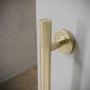 Brass Knurled Bathroom Grab Rail 800 x 77mm - Arissa