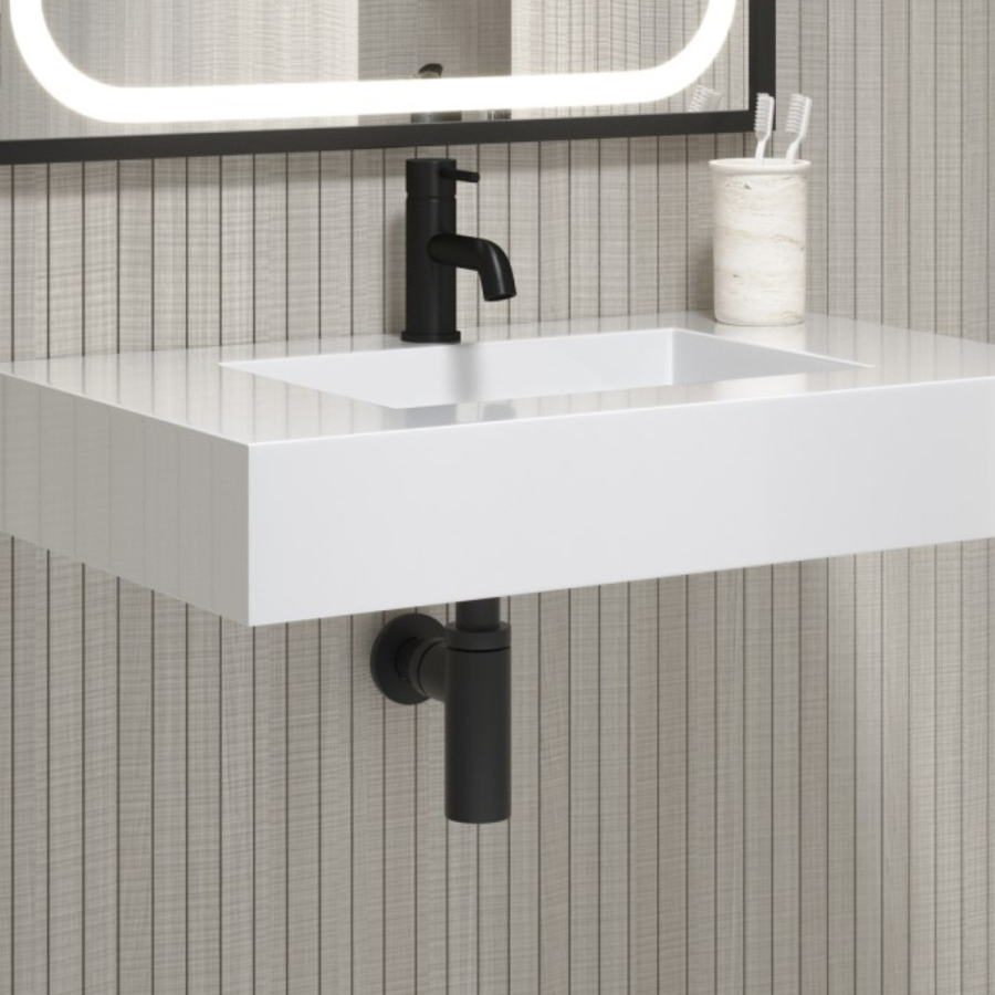 Black Round Basin Bottle Trap - Arissa