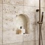 Arched Tileable Shower Niche 508 x 406mm - Arissa