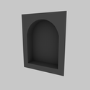Arched Tileable Shower Niche 508 x 406mm - Arissa