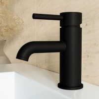 Black Mono Basin Mixer Tap - Arissa