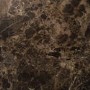 Large Brown Marble Effect Oval Coffee Table - Arrezzo