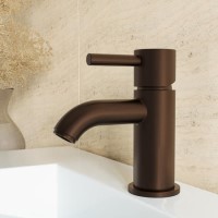 Brushed Bronze Cloakroom Mono Basin Mixer Tap - Arissa