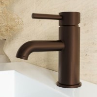 Brushed Bronze Mono Basin Mixer Tap - Arissa