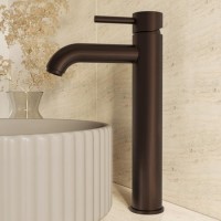 Brushed Bronze Tall Basin Mixer Tap  - Arissa