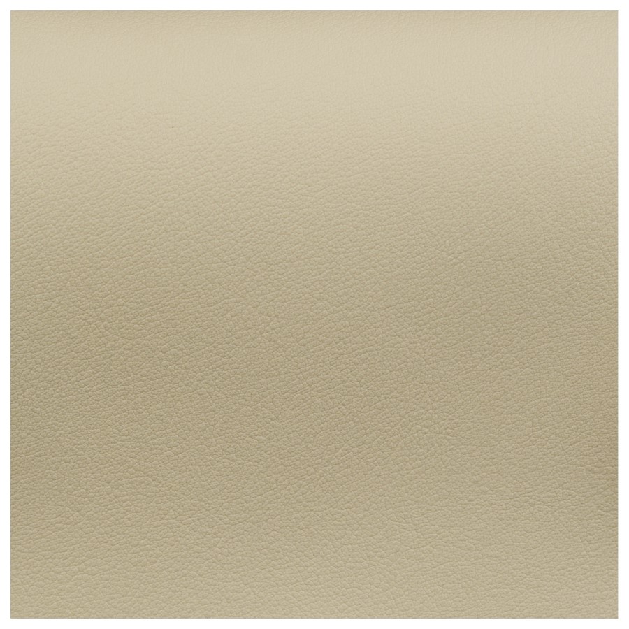 Beige Faux Leather Office Swivel Chair - Benson