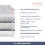 King Size Hybrid Aloe Vera Memory Foam Top 2000 Pocket Sprung Hybrid Mattress - Sleepful Wellness