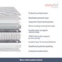 Small Double Hybrid Cooling Memory Foam Top 2000 Pocket Sprung Hybrid Mattress - Sleepful Wellness
