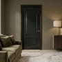 Internal Black 2-Panel Door with Raised Mouldings - 1981 x 762 x 35mm - Nelson - XL Joinery