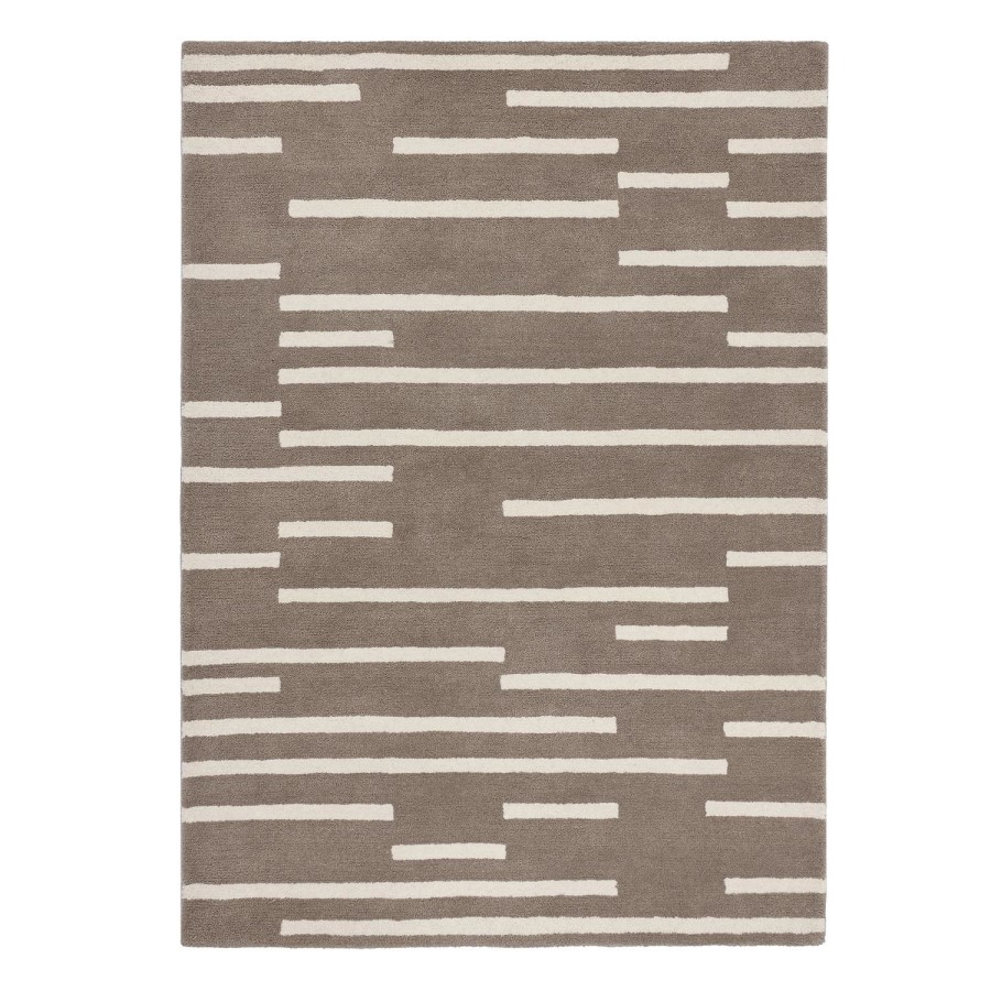 Abstract Beige and Cream Rug - 170 x 120 cm - Origins