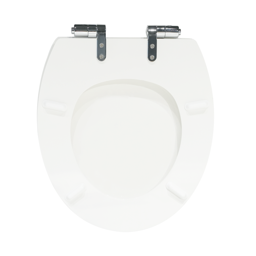 Traditional High Level Short Projection Toilet with Wooden Soft Close Seat - Park Royal