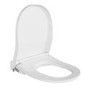 Wall Hung Smart Bidet Japanese Toilet with Heated Seat, Chrome Pneumatic Flush Plate, 820mm Frame & Cistern - Purificare